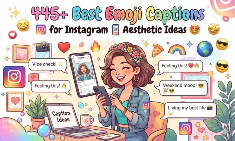 445-best-emoji-captions-for-instagram-📱-aesthetic-ideas